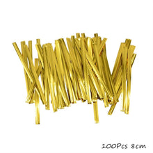 Load image into Gallery viewer, 100Pcs Transparent Plastic Bags for Candy Lollipop Cookie Packaging Cellophane Bag Christmas Wedding Birthday Party Gift Bag