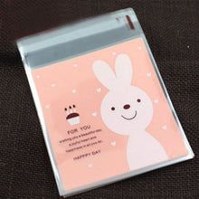 Load image into Gallery viewer, 50Pcs Cute Big Teech Mouth Monster Plastic Bag Wedding Birthday Cookie Candy Gift Packaging Bags OPP Self Adhesive Party Favors
