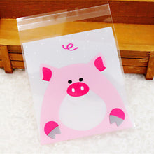 Load image into Gallery viewer, 50Pcs Cute Big Teech Mouth Monster Plastic Bag Wedding Birthday Cookie Candy Gift Packaging Bags OPP Self Adhesive Party Favors
